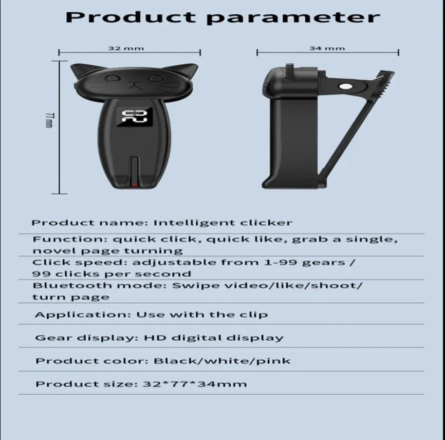 Portable Page Turner Clicker