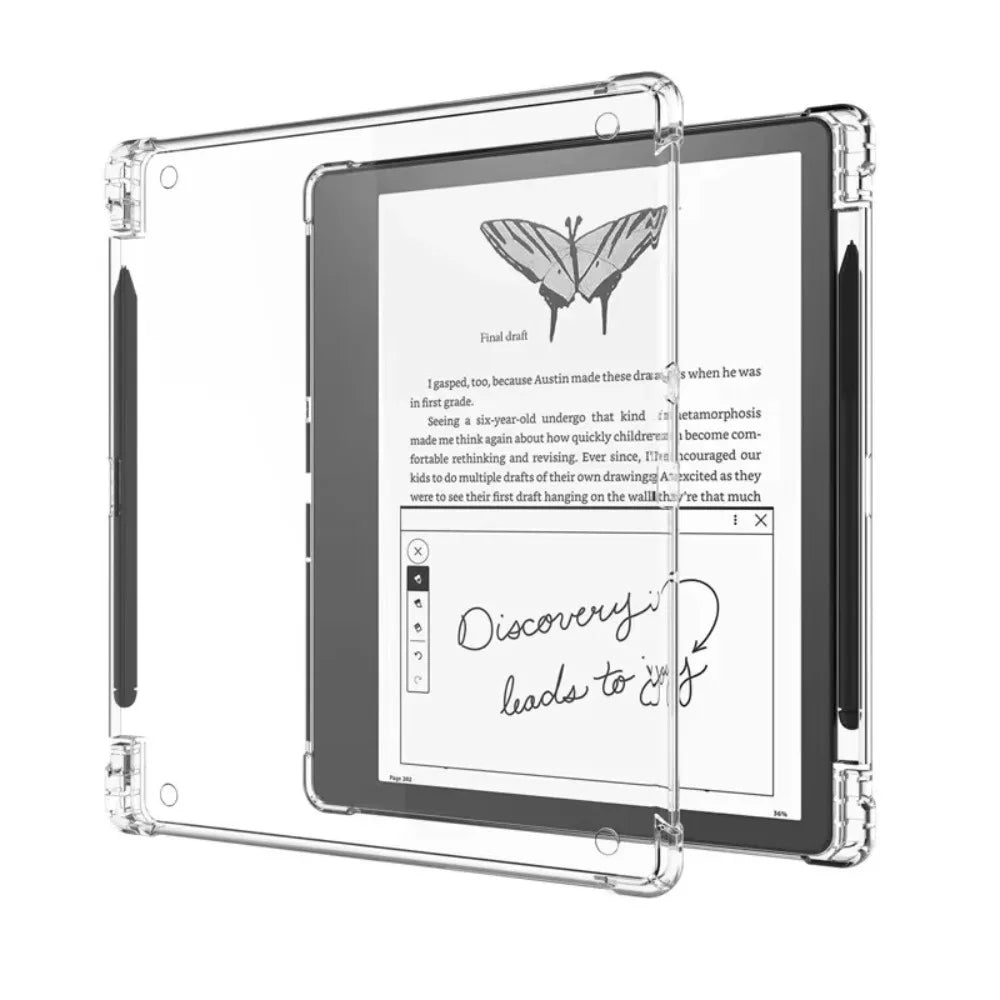 Clear Case with Pen Slot for Kindle Scribe