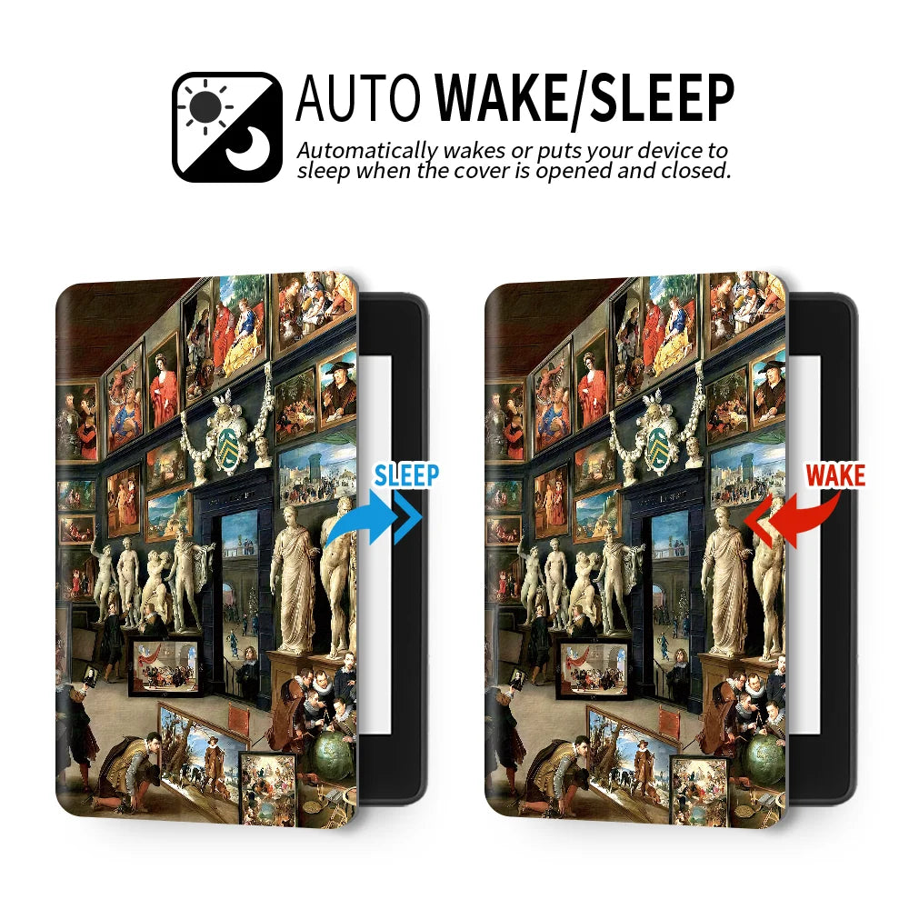 Kindle Cover Case Classic Paintings