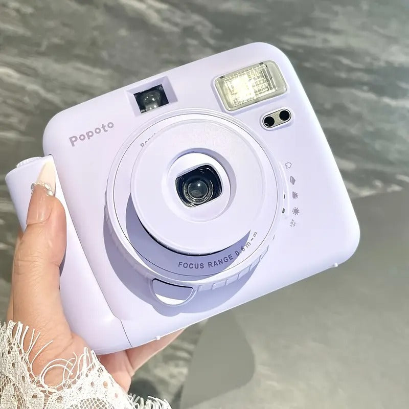 Cute Lilac Instant Camera